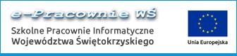 Zdjęcie: Znak Projektu Szkolne Pracownie Informatyczne Województwa Świętokrzyskiego i Unii Europejskiej.